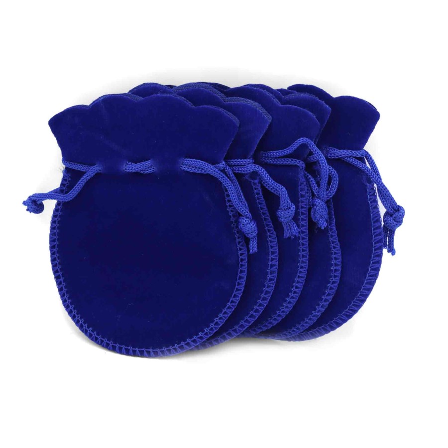 Set de Bolsas Terciopelo Color Azul (5 UNIDADES)